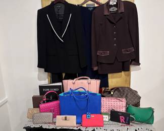 December 13 2025 Holiday Sale:  Designer and Luxury Handbags, Wallets, Small Leather Goods (SLGs), Jewelry and Men's and Women's Clothing.