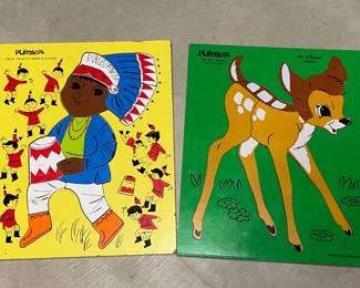 Playskool board puzzles vtg