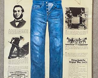 Vintage Levi’s poster
