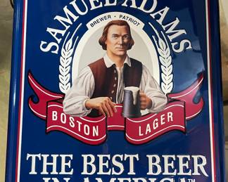 Samuel Adams metal sign