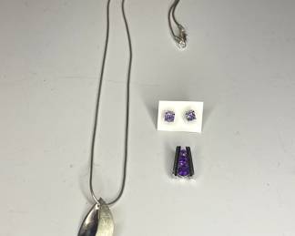 Sterling silver jewelry