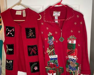Vintage holiday sweaters