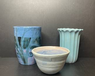 Vintage pottery: signed McGee & Stangl