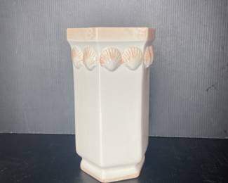 Rosenthal Netter hexagonal seashell vase Vtg
