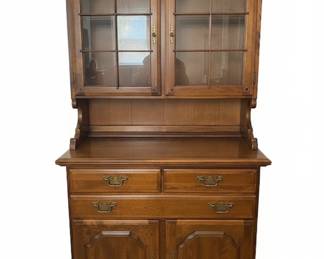 Vtg. Temple Stuart rustic hutch