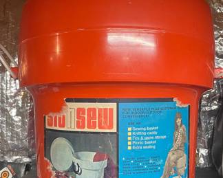 Sit N Sew vintage storage container