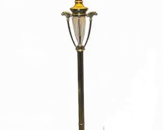 Waterford style brass floor lamp