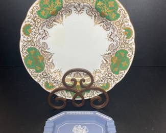Wedgwood plate & trinket dish vtg