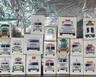 Large collection Hess trucks