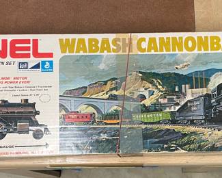 Lionel Wabash Cannonball train set vtg