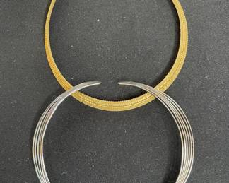 Collar necklaces