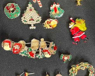 Vintage holiday jewelry