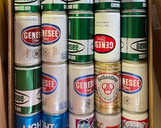 Genesee beer can collection