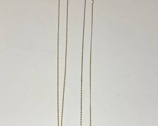 18k gold necklaces