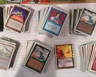 Magic the Gathering Cards 4th Edition 300+ Cards & 4 Booklets