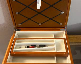 2-tier fountain pen case