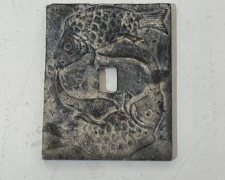 Antique carved jade carp jewelry