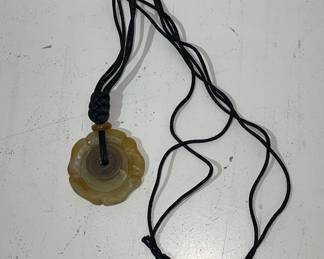 Antique carved jade jewelry