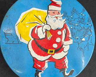 Antique Martha Washington Candies Chicago tin