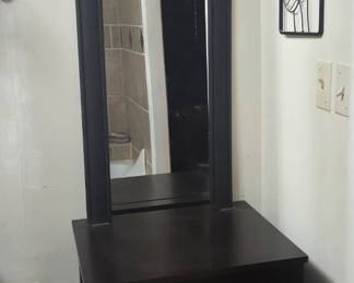 Vanity table with chair