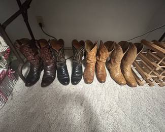 High end cowboy boots