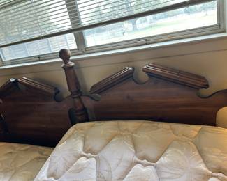 Solid wood headboard 