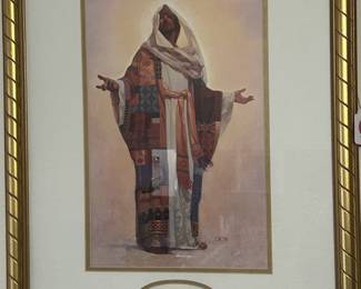 Coat of many colors print