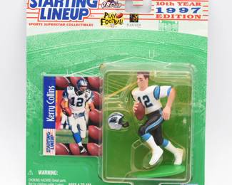 Kenner 1997 Starting Lineup Kerry Collins Carolina Panthers Figure Card
