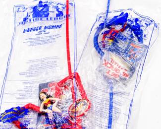 2002 Subway Kids' Pak DC Comics Wonder Woman Silly Straw
