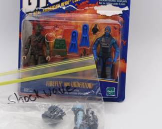 G.I. Joe Hasbro Collector's Edition Firefly and Undertow Action Figures
