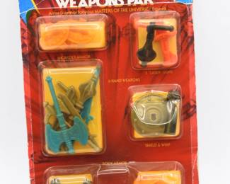 Vintage Mattel Masters of the Universe Weapons Pak No. 7003
