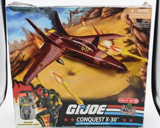 GI Joe Conquest X-30 Jet with Python Patrol Viper Figure
