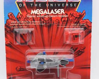 1985 Mattel Masters of the Universe Megalaser NEW Sealed Blister Pack
