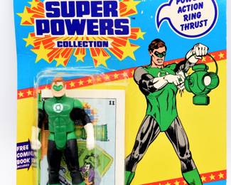 Vintage Kenner Super Powers Green Lantern Carded Action Figure
