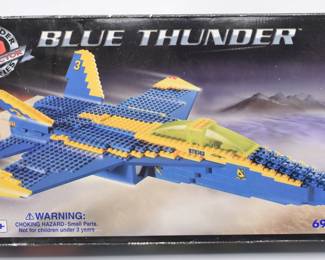 Mega Bloks Pro Builder Collector Series "Blue Thunder" Construction Set 9743
