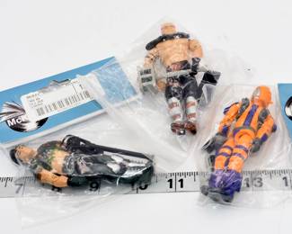 A Group of Hasbro G.I. Joe 3.75-Inch Scale Action Figures
