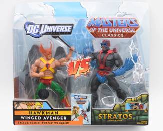 Mattel DC Universe Classics Masters of the Universe Hawkman vs Stratos Figures
