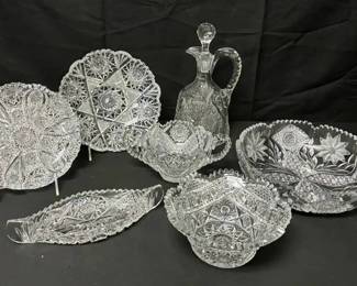 SG140American Brilliant Cut Glass