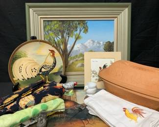 CT315Roosters For The Country Kitchen