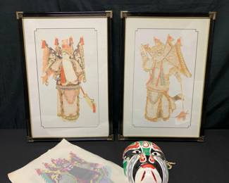 CT324Asian Cut Paper Art