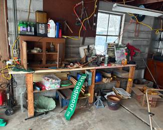 Garage items and tools