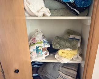 Blankets, dish towels and bags