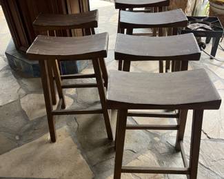 Wooden stools
