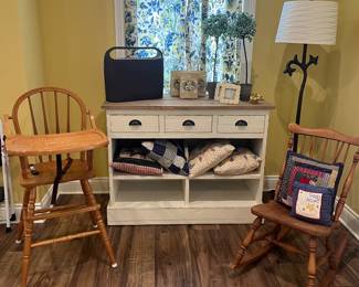 High chair, decorative 