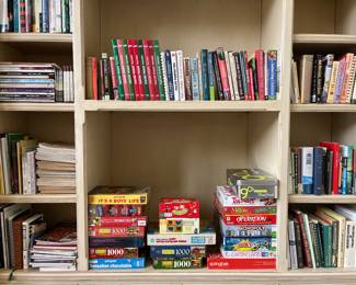 Books, games, puzzles