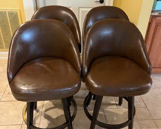 Swivel counter stools 