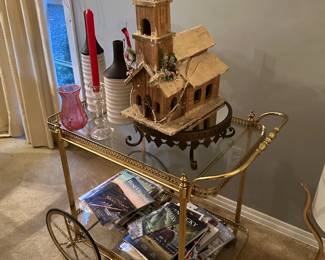 Brass Tea Cart