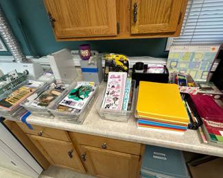 Scrapbooking supplies......