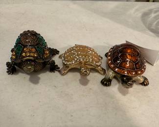 Turtle trinket boxes