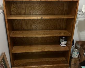 Wood bookcase
